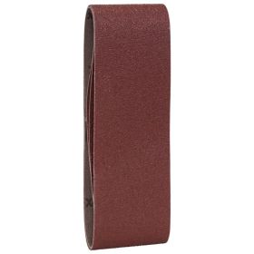 Bosch Schleifband-Set für Bandschleifer rote Qualität K=60/80/100 60x400 mm 3-tlg. - 2609256192