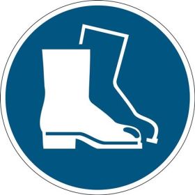 Durable Gebotszeichen ASR A1.3/DIN EN ISO 7010 Fußschutz benutzen - 173306