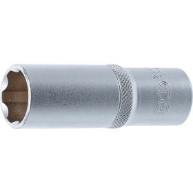 BGS Steckschlüssel-Einsatz Super Lock tief Antrieb Innenvierkant 12,5 mm (1/2") SW 19 mm - 2949