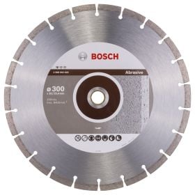 Bosch Diamanttrennscheibe Standard for Abrasive, 300 x 20,00+25,40 x 2,8 x 10 mm -2608602620