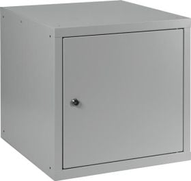 Schließfachschrank lichtgrau/lichtgrau H450xB450xT450mm 1 Abt.