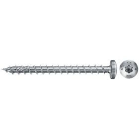 Fischer 200x Power-Fast II FPF II PTF 5 x 25  mm BC Pan Head mit Innenstern TX20 Vollgewinde galvanisch verzinkt blau passiviert - 670436