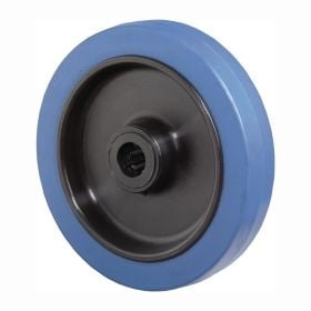 BS Rollen Ersatzrad Elastik-Vollgummi blau Rollenlager Ø 160 mm 300 kg - B61.160
