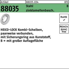 Kombischeibe R 88035 HKB-10 Stahl flZnnc 200 Stück HEICO