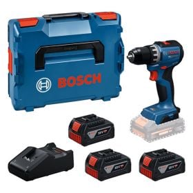 Bosch Akku-Bohrschrauber GSR18V-52 / 3x Akku GBA 18V 5.0Ah in L-BOXX - 06019S0027