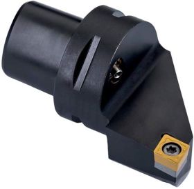 Klemmhalter ISO C3-SCLCL-22040-09 D.32mm m. Polygonkupplung Linkslauf