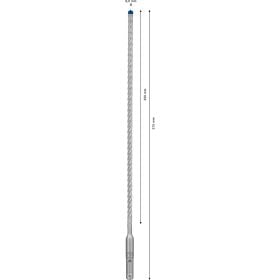 Bosch Expert SDS plus-7X Hammerbohrer 6 x 250 x 315 mm - 2608900075