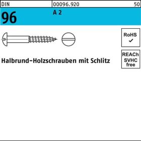 Holzschraube DIN 96 Halbrundkopf Schlitz 3x 16 A 2 200 Stück