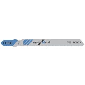 Bosch 3x Stichsägeblatt T 118 G Basic for Metal - 2608631674