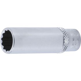 BGS Steckschlüssel-Einsatz Zwölfkant tief Antrieb Innenvierkant 6,3 mm (1/4") SW 11 mm - 10711