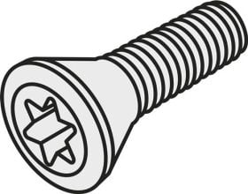 Torx-Senkkopfschraube ISO US 62004-T06P Bruttogewicht 0,1g PRAMET
