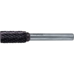 RUKO Hartmetall-Frässtift ZYA Ø 8 mm Kopflänge 18 mm Schaft-Ø 6 mm TiCN Verzahnung KVZ 4 - 116011TC