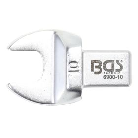 BGS Einsteck-Maulschlüssel 10 mm Aufnahme 9 x 12 mm - 6900-10