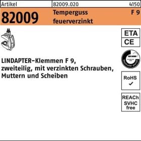 Klemme R 82009 GTW 40 F 9 M20/32 - 82 Temperguss feuerverz. 1St. LINDAPTER