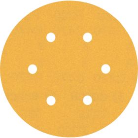 Bosch 50x Expert C470 Schleifpapier mit 6 Löchern für Exzenterschleifer 150 mm G 220 - 2608901123