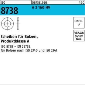 Unterlegscheibe ISO 8738 f.Bolzen 12 A 2 160 HV 25 Stück