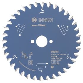Bosch Kreissägeblatt Expert for Wood für Handkreissägen 140 x 20 x 1,8 mm 36 - 2608644009