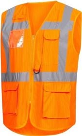 Warnweste 7118 Gr.M neonorange EN ISO 13688/EN ISO 20471/EN 1149 NITRAS