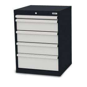 WS24 Schubladenschrank Schubladen: 1 x 50 3 x 150 1 x 200 B x T x H 600 x 575 x 820 mm - WS24-100194