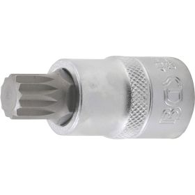 BGS Bit-Einsatz Antrieb Innenvierkant 12,5 mm (1/2") Innenvielzahn (für XZN) M14 - 4344