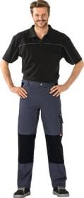 Planam Bundhose Canvas 320 Größe 54 grau / schwarz - 2123054