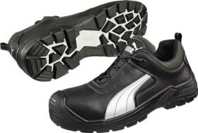 PUMA Sicherheitsschuh Cascades Low Größe 44 schwarz / weiß - 64.072.0-44
