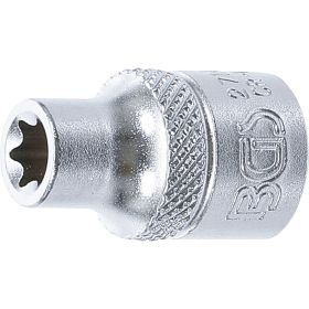 BGS Steckschlüssel-Einsatz E-Profil Antrieb Innenvierkant 10 mm (3/8") SW E8 - 2714