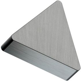 Drehwendeschneidplatte ISO TNGN 160708 T02020:TC100 Tiefe 3,8mm Schwarzgrau
