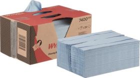 Putztuch WYPALL® L20 7400 L.ca.420 mmxB.ca.330mm blau 2-lag.WYPALL