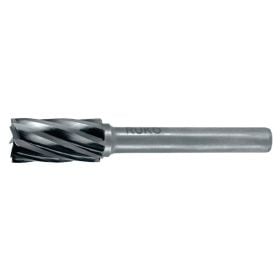 RUKO Hartmetall-Frässtift ZYA Ø 12 mm Kopflänge 25 mm Schaft-Ø 6 mm Verzahnung Alu - 116018A