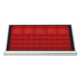 WS24 Schubladeneinteilung Kleinteilekästen BLH 100 mm Innenmaß 800 x 450 mm - WS24-100295