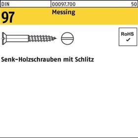 Holzschraube DIN 97 SEKO Schlitz 3x 16 Messing 200 Stück